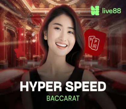 Play the Hyper Speed Baccarat slot by Evolution on 22Bet
