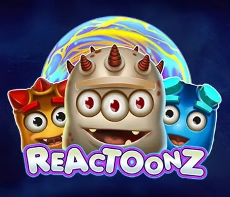 Reactoonz game by Play’n GO – logo hosted on 22Bet